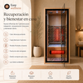 Easy Sauna 1P — Cabina Infrarroja de Madera Personal
